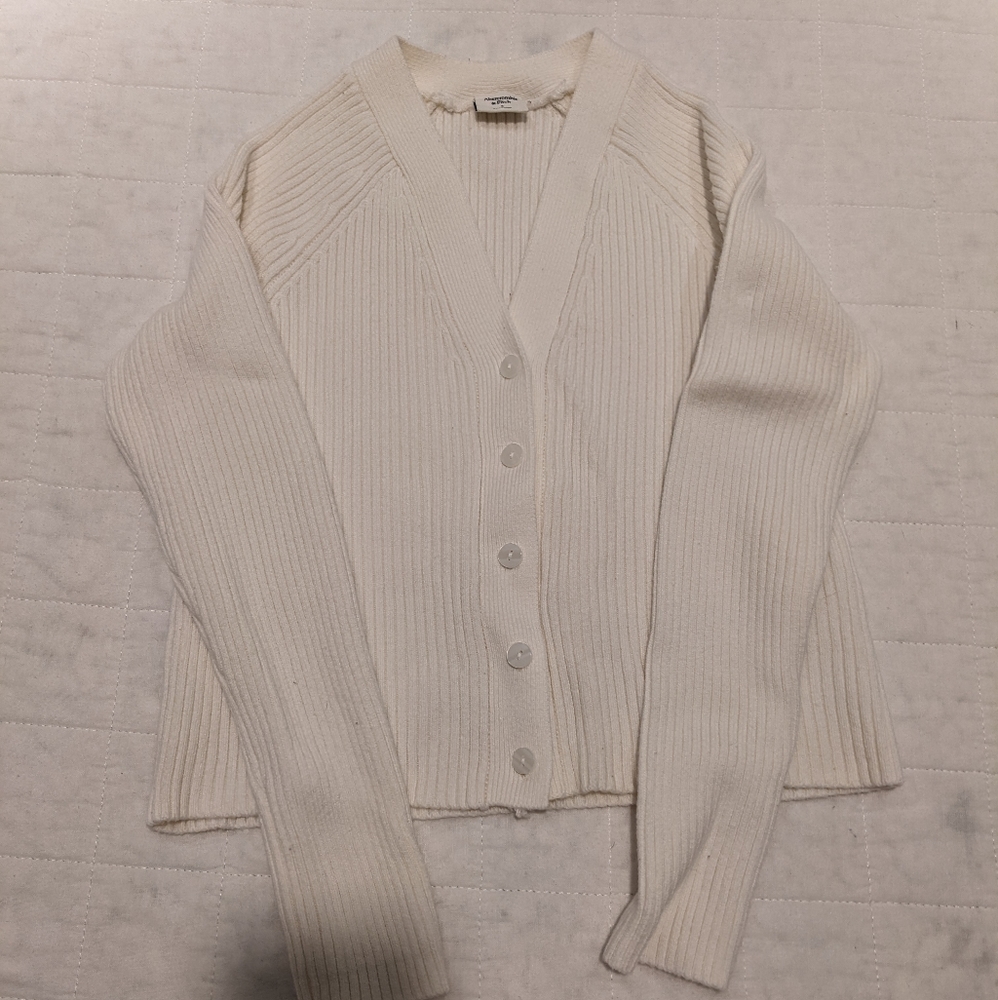 Abercrombie & Fitch Ribbed Cardigan